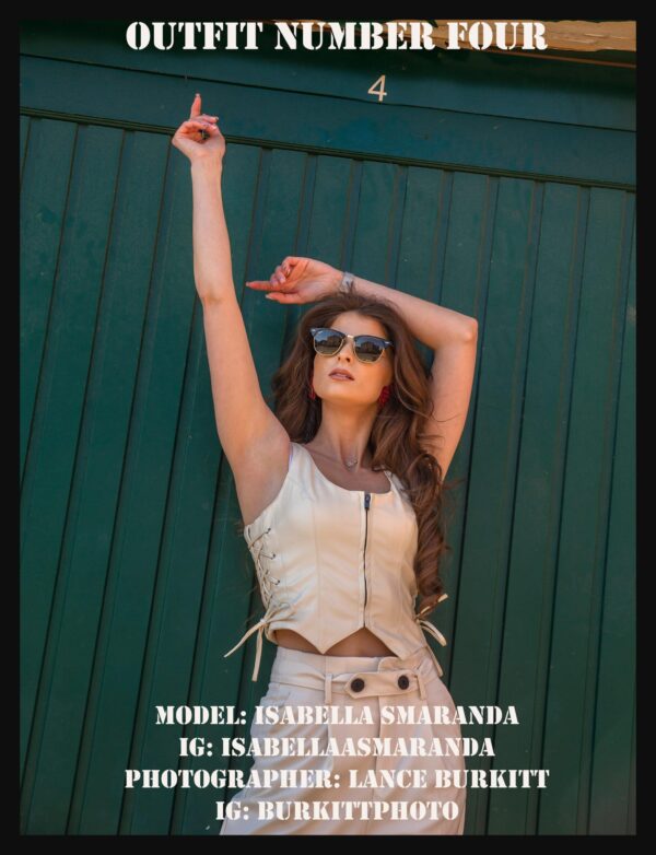 Model Isabella Smiranda for Selin magazine, by Lance Burkitt Fashion beauty Portrait Photography